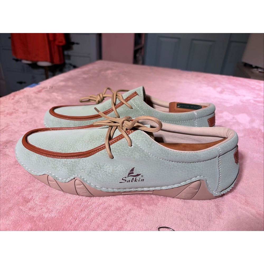 Salkin USA Men's Driving Moccasins NWOB Size 13.